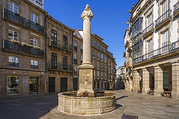 Cervantes square, Santiago de Compostela, Galicia, Spain