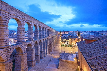 Roman Aqueduct, Segovia, Castile and León, Spain