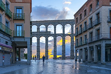 Roman Aqueduct, Segovia, Castile and León, Spain