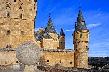 Alcazar Castle, Segovia, Castile and León, Spain