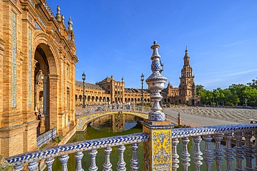 Plaza de España, Seville, Andalusia, Spain