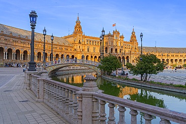 Plaza de España, Seville, Andalusia, Spain