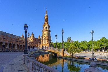 Plaza de España, Seville, Andalusia, Spain