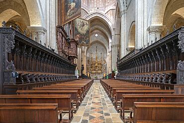 metropolitan and primatial cathedral basilica of Santa Tecla, cathedral,, Tarragona, Catalonia, Spain