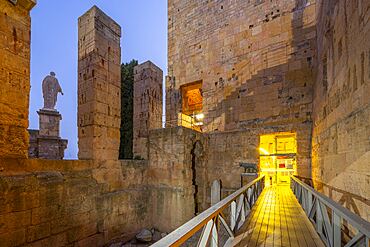 Entrance to the Praetorium of Tarragona, Tarragona, Catalonia, Spain