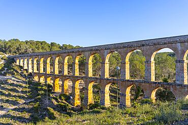 Ferreres Aqueduct, Tarragona, Catalonia, Spain