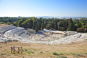 Greek Theatre, Siracusa (Syracuse), Sicily, Italy, Europe