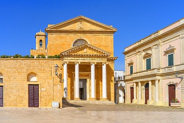 Piazza San Vincenzo, Cathedral of Santa Maria Assunta, Ugento, Lecce, Salento, Apulia, Italy