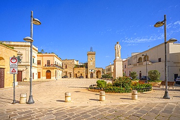 Piazza San Vincenzo, Ugento, Lecce, Salento, Apulia, Italy