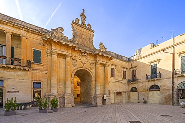 Porta San Biagio, San Biagio gate, Lecce, Salento, Apulia, Italy