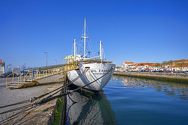 Gil Eannes, former hospital ship now youth hostel, Viana do Castelo, Minho-Lima, Portugal