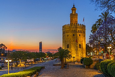 Tower of Gold, Seville, Andalusia, Spain