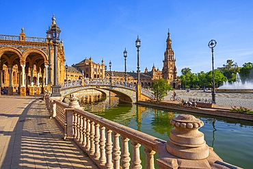 Plaza de España, Seville, Andalusia, Spain