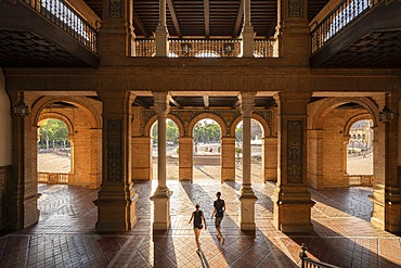 Plaza de España, Seville, Andalusia, Spain