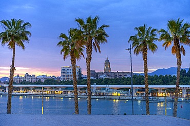 Muelle Uno, Malaga's tourist port, Malaga, Andalusia, Spain