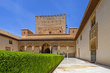 Nasrid Palaces, World Heritage Site, UNESCO, Alhambra, Granada, Andalusia, Spain, Islamic architecture, Mudejar architecture