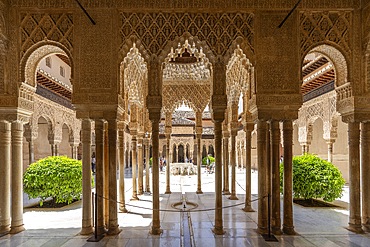 Nasrid Palaces, World Heritage Site, UNESCO, Alhambra, Granada, Andalusia, Spain, Islamic architecture, Mudejar architecture