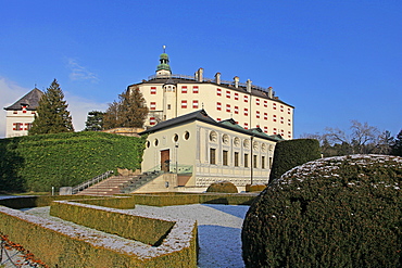 Ambras Castle, Innsbruck, Tyrol, Austria, Europe