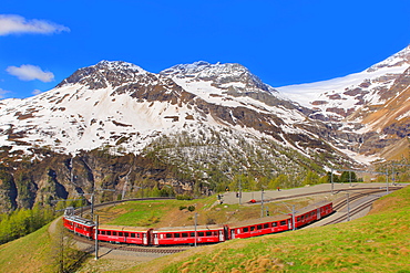 Alp Grum Station, Canton of Graubunden (Grigioni), Switzerland, Europe