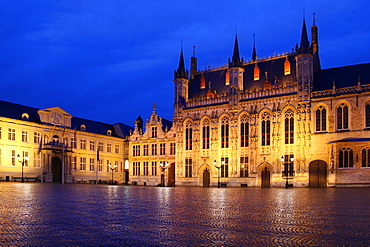 The Burg, Bruges, UNESCO World Heritage Site, Flemish Region, West Flanders, Belgium, Europe