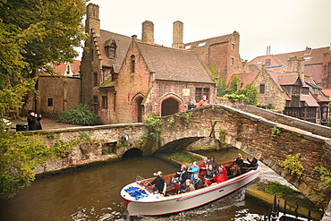 St. Bonifacius Bridge, Bruges, UNESCO World Heritage Site, Flemish Region, West Flanders, Belgium, Europe