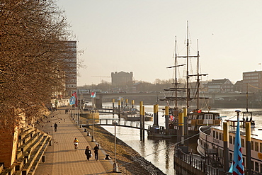 Weser River, Bremen, Germany, Europe