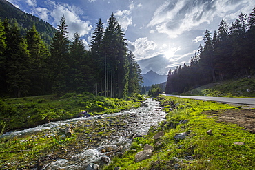 View near Sellrain, Tyrol, Austria, Europe