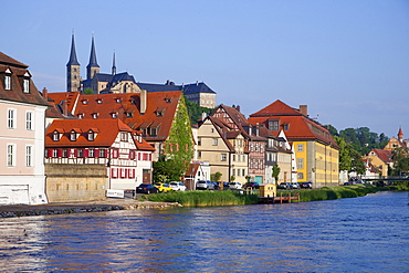 Surroundings of the old slaughterhouse, Bamberg, UNESCO World Heritage Site, Bavaria, Germany, Europe