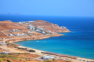 Elia beach, Mykonos, Cyclades, South Aegean, Greek Islands, Greece, Europe