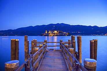 Isle of San Giulio, Orta San Giulio, Piemonte (Piedmont), Italy, Europe