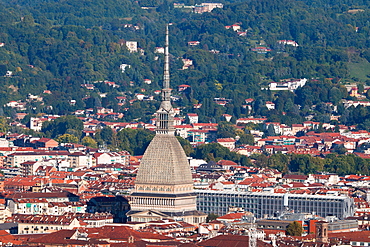 Skyline and Mole Antonelliana, Turin, Piedmont, Italy, Europe