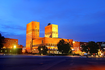 City Hall, Oslo, Norway, Scandinavia, Europe