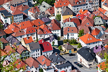 City center of Bergen, Norway, Scandinavia, Europe