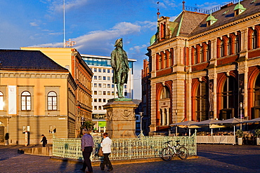 Holberg Monument, Bergen, Norway, Scandinavia, Europe