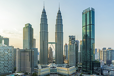 Petronas Twin Towers, Kuala Lumpur, Malaysia, Southeast Asia, Asia