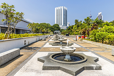 The National Mosque of Malaysia in Kuala Lumpur, Malaysia, Southeast Asia, Asia