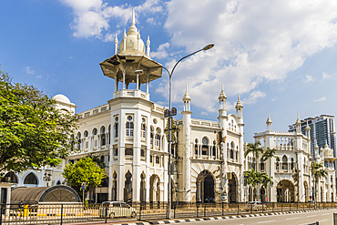 The KTM old railway station building in Kuala Lumpur, Malaysia, Southeast Asia, Asia