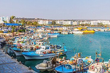 Ayia Napa Harbour, Limanaki in Agia Napa, Cyprus, Mediterranean, Europe