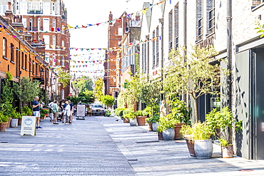 Pavilion Road shopping street in Knightsbridge, London, England, United Kingdom, Europe