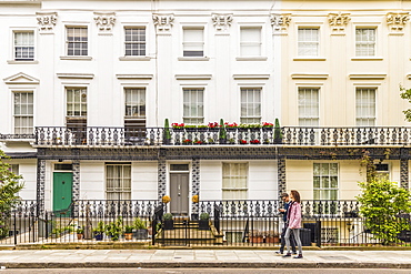 Beautiful architecture in Notting Hill, London, England, United Kingdom, Europe