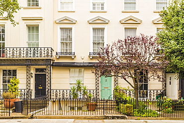 Beautiful architecture in Notting Hill, London, England, United Kingdom, Europe