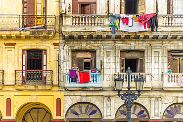 Typical architecture in Havana, Cuba, West Indies, Caribbean, Central America