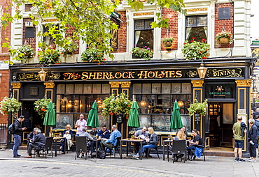 The Sherlock Holmes, a traditional London pub, in Westminster, London, England, United Kingdom, Europe