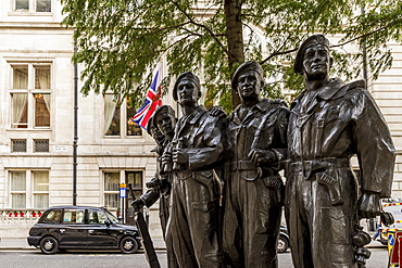 The Royal Tank Regiment Memorial in Westminster, London, England, United Kingdom, Europe