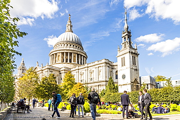 St. Paul's Cathedral in the City of London, London, United Kingdom, Europe