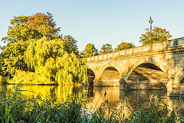 The Serpentine Bridge in Hyde Park, London, England, United Kingdom, Europe