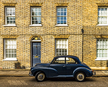 Beautifully preserved Georgian terraced houses in Waterloo, London, England, United Kingdom, Europe