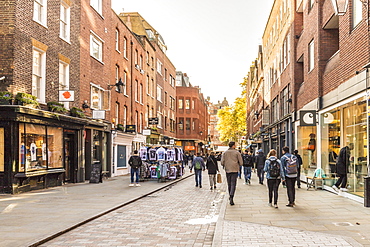 Earlham Street in Covent Garden, London, England, United Kingdom, Europe