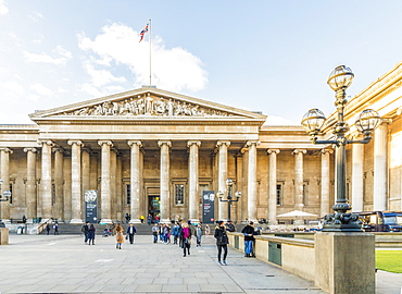 The British Museum in Bloomsbury, London, England, United Kingdom, Europe