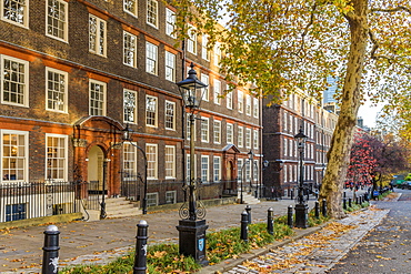 Some of the beautiful architecture in Temple Inn, in Holborn, London, England, United Kingdom, Europe